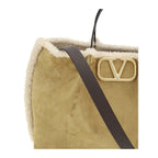 Valentino Garavani – Suede & Sheepskin Medium Tote Bag