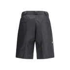 Prada - Black Recycled Polyamide Bermuda Shorts
