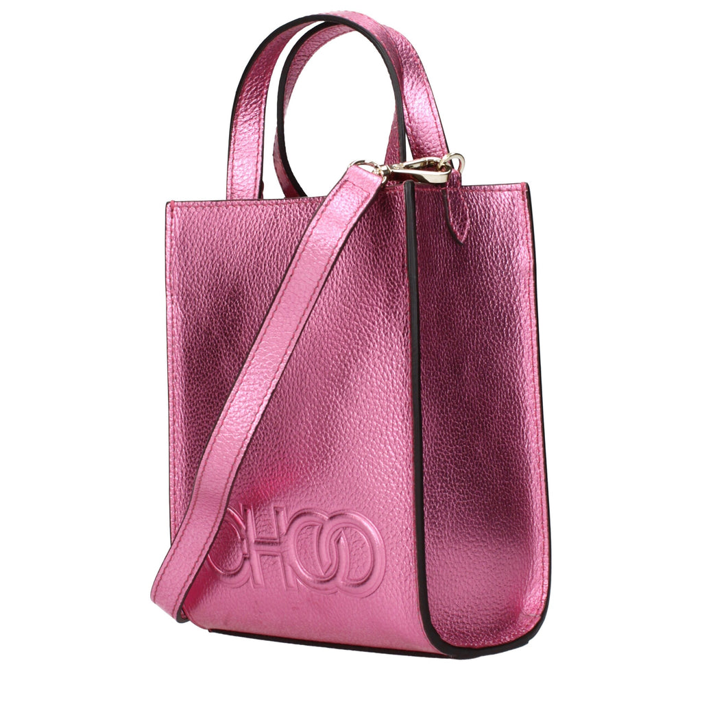 Jimmy Choo – Pink Leather Mini Tote Bag