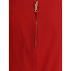 Saint Laurent - Red Viscose Skirt