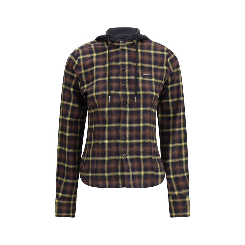 Coperni - Brown Cotton Pattern Shirt