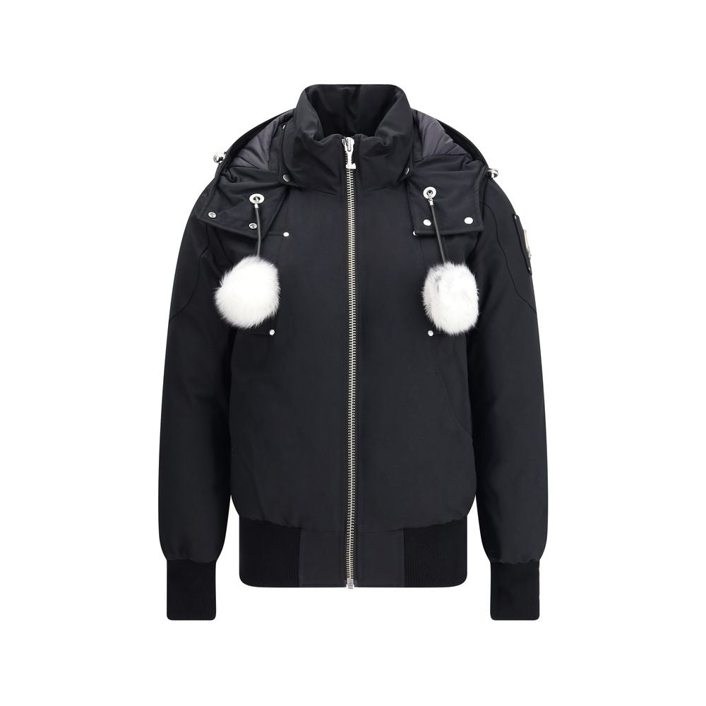 Moose Knuckles - Black Cotton Bomber