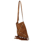 Valentino Garavani – Brown Suede Crossbody Bag