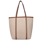 Valentino Garavani – Beige Fabric Shoulder Bag