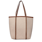 Valentino Garavani – Beige Fabric Shoulder Bag