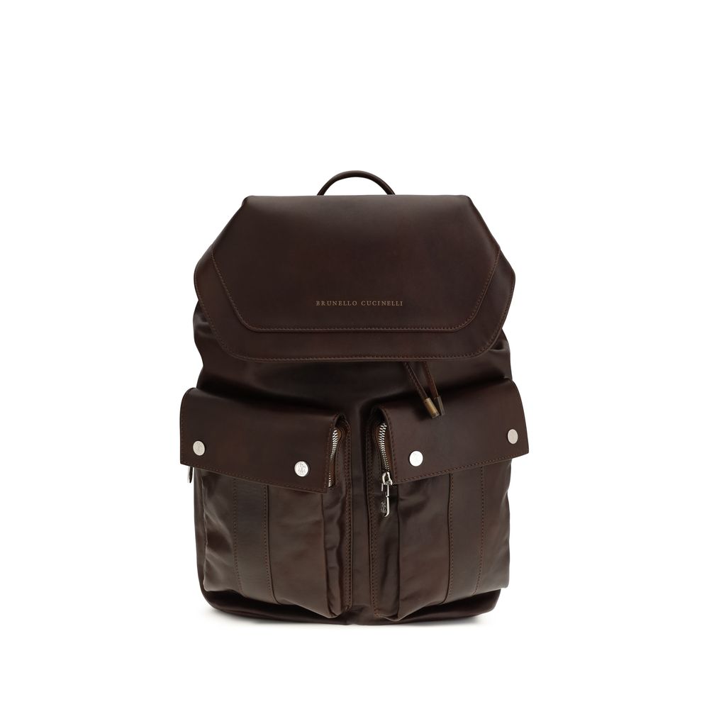 Brunello Cucinelli  - Leisure leather Backpack