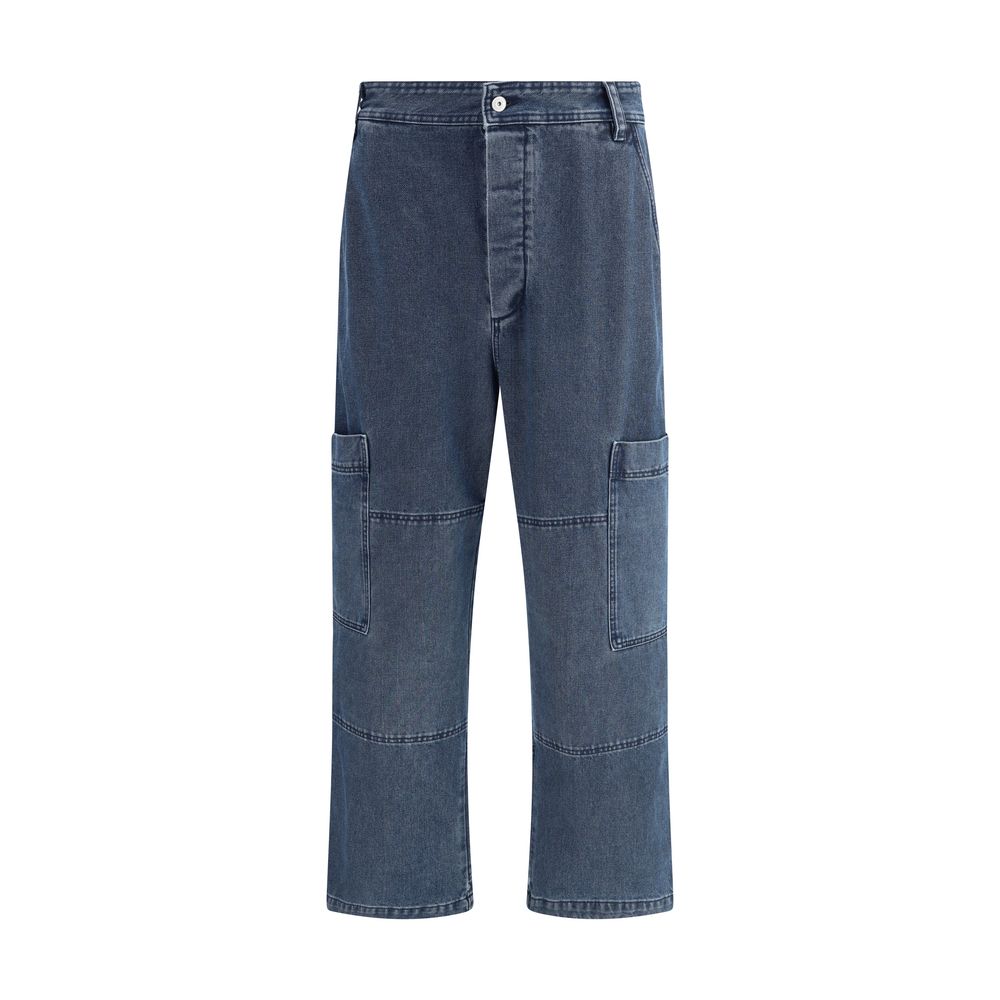 Jacquemus - Blue Cotton Jeans Denim