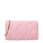 Versace – Pink Fabric Clutch Bag