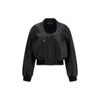 Jacquemus - Black Lamb Leather Sweatshirt