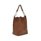 Coccinelle - Brown Calf Leather Bos Taurus Backet Bag