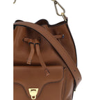 Coccinelle - Brown Calf Leather Bos Taurus Backet Bag