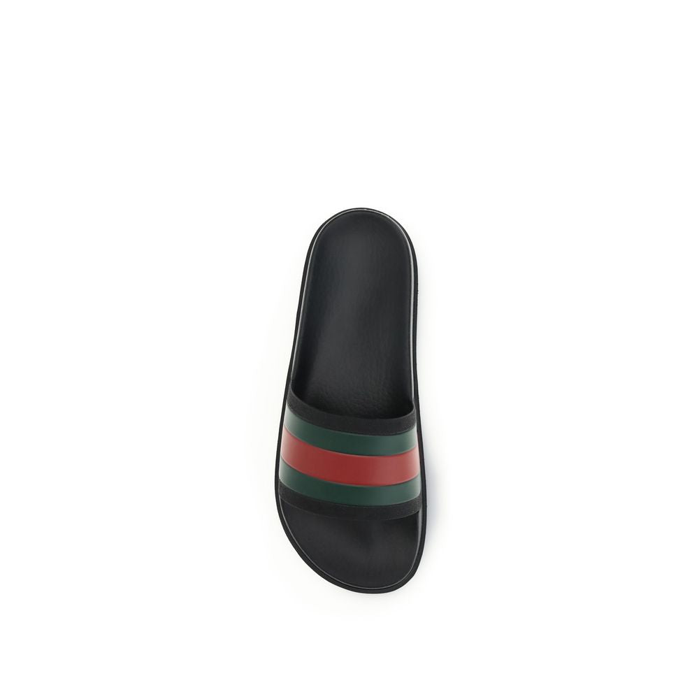 Gucci - Black Rubber Slippers
