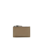 Brunello Cucinelli - Beige Calf Leather Bos Taurus Wallet
