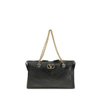 Valentino Garavani Black Lamb Ovis Aries Aries Shoulder Bag
