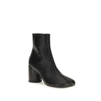 MM6 Maison Margiela - Black Calf Leather Bos Taurus Ankle Boots