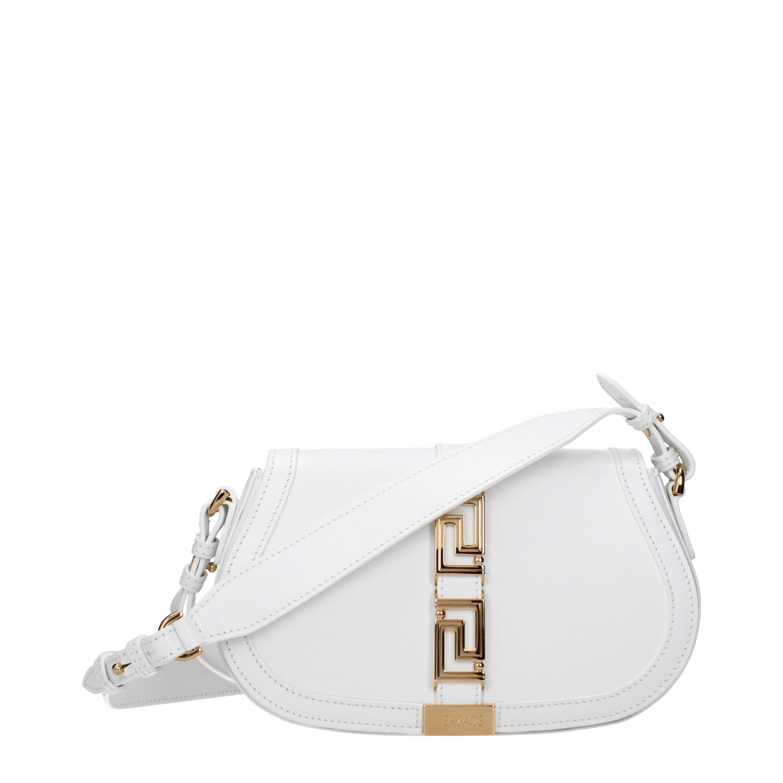 Versace – White Leather Crossbody Bag