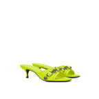 Balenciaga - Yellow Leather Mules