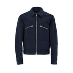 Tom Ford - Blue Cotton Shell Jacket