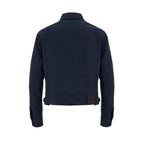 Tom Ford - Blue Cotton Shell Jacket