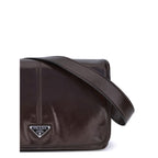 Prada - Brown Calf Leather Bos Taurus Shoulder Bag