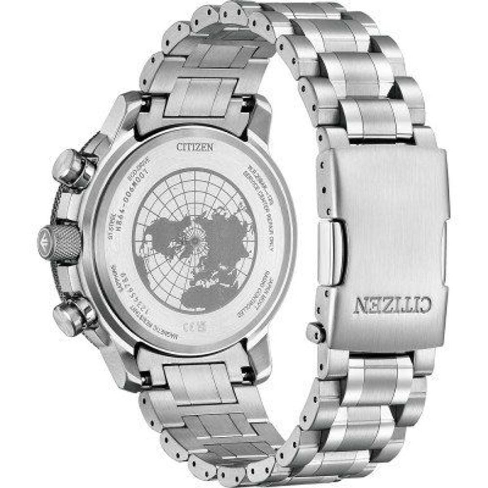 Citizen – Gray Stainless Steel Solar Sport Watch