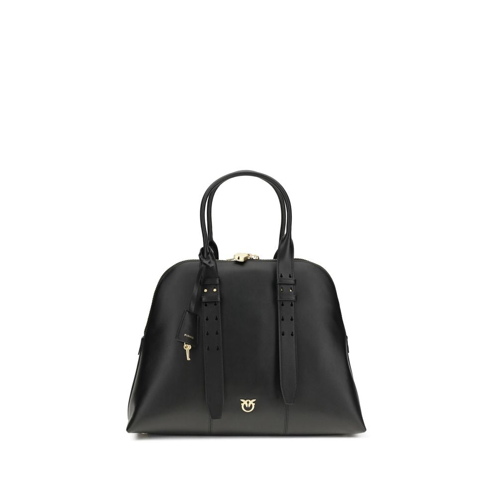 PINKO - The Escape Bag maxi leather bowling Bag