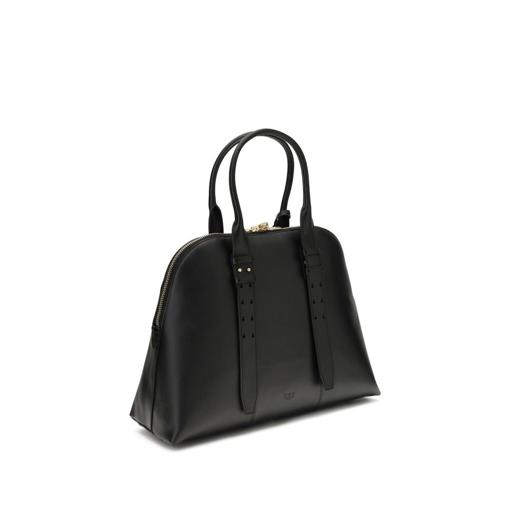 PINKO - The Escape Bag maxi leather bowling Bag