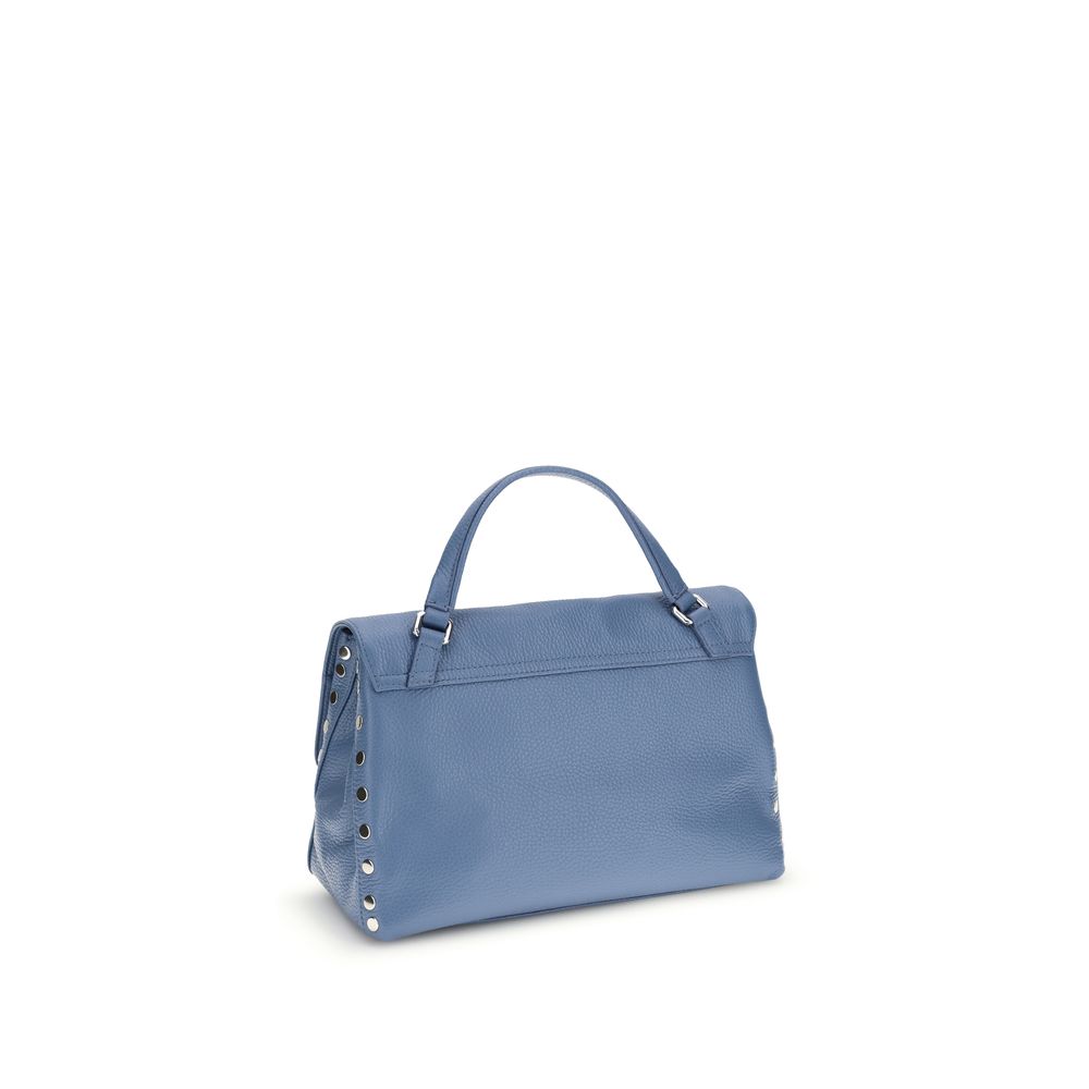 Zanellato - Blue Calf Leather Bos Taurus Shoulder Bag