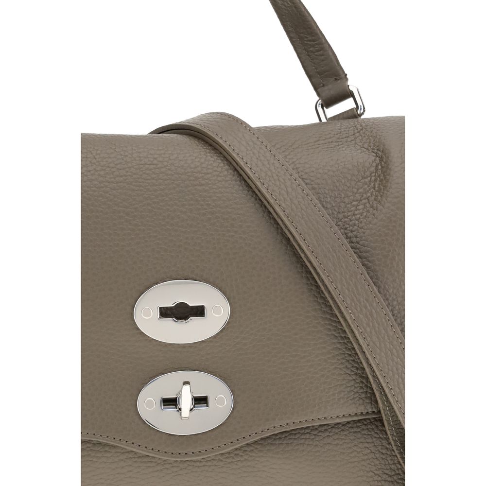 Zanellato - Gray Calf Leather Bos Taurus Shoulder Bag