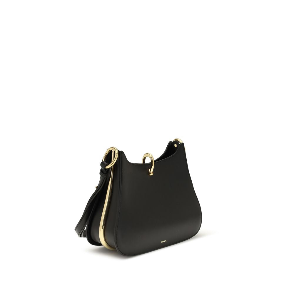 Rabanne - Black Calf Leather Bos Taurus Shoulder Bag