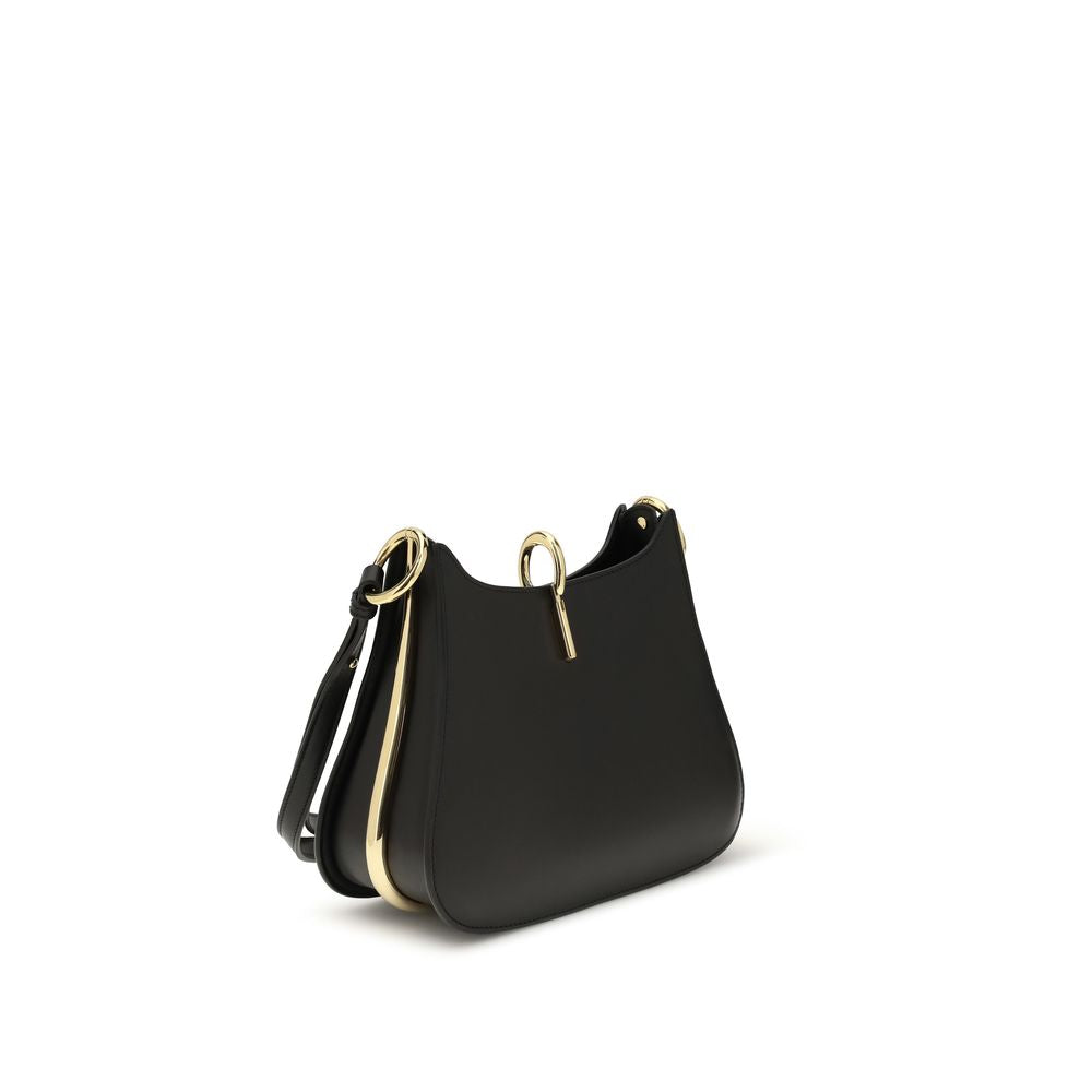 Rabanne - Black Calf Leather Bos Taurus Shoulder Bag