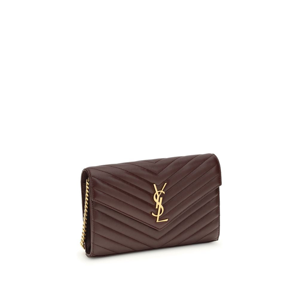 Saint Laurent - Bordeaux Calf Leather Bos Taurus Wallet