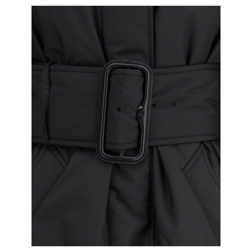 Burberry - Black Polyester Coat