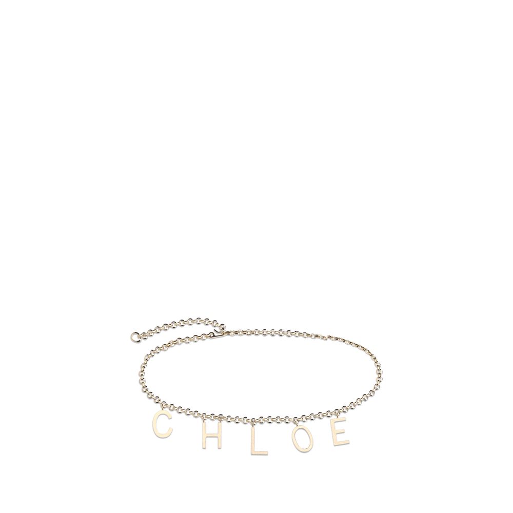 Chloé - Gold Metal High-Waist Belt