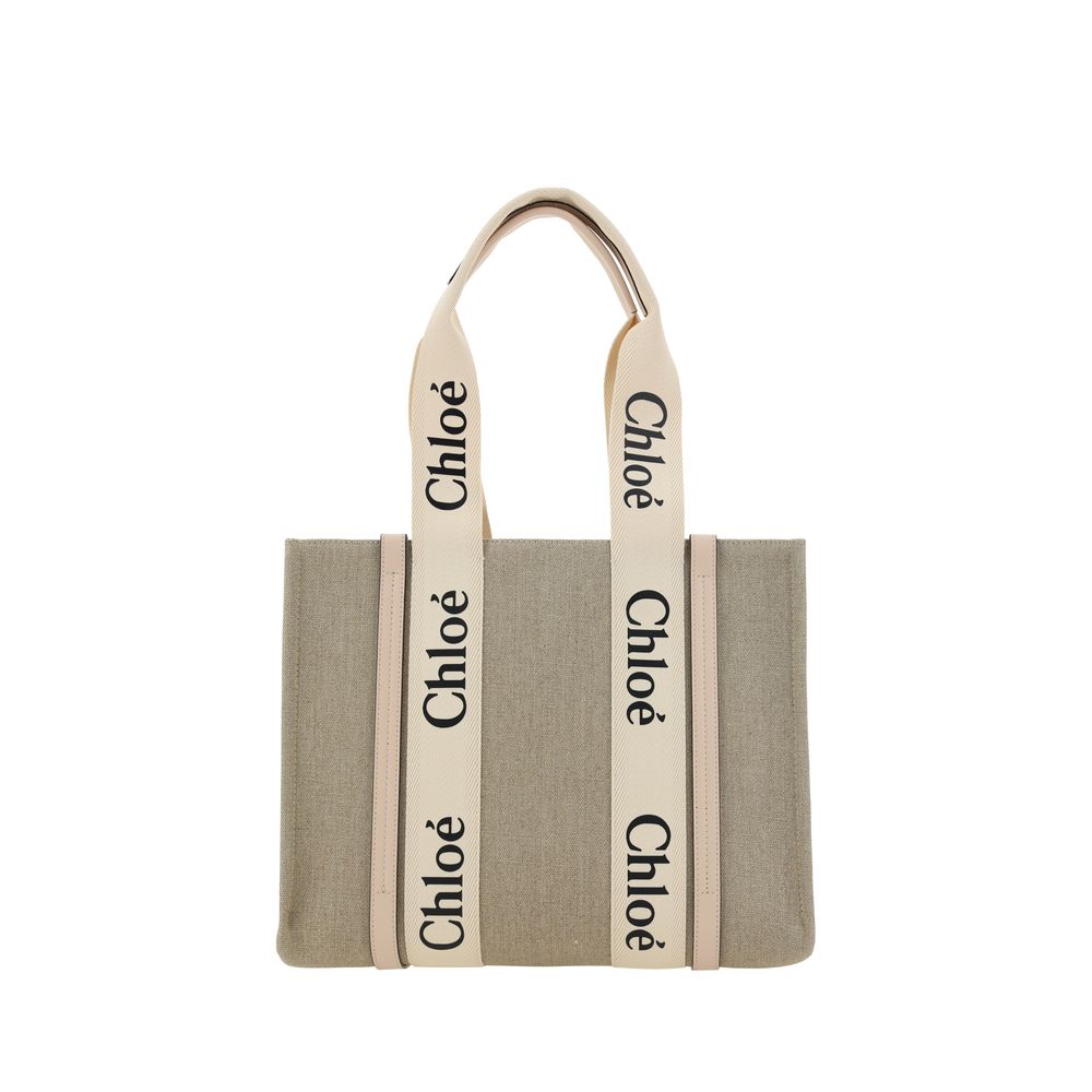 Chloé - Canvas Woody Shoulder Bag