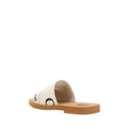 Chloé - Cotton Woody Sandals