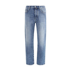 Jacob Cohen - Blue Cotton Relaxed Fit Jeans