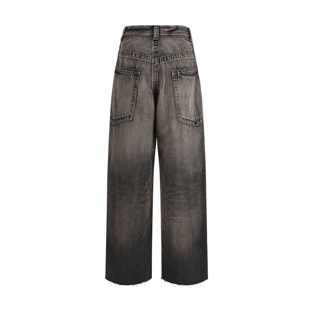 Maison Mihara - Yasuhiro Black Cotton Jeans Denim