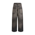Maison Mihara - Yasuhiro Black Cotton Jeans Denim