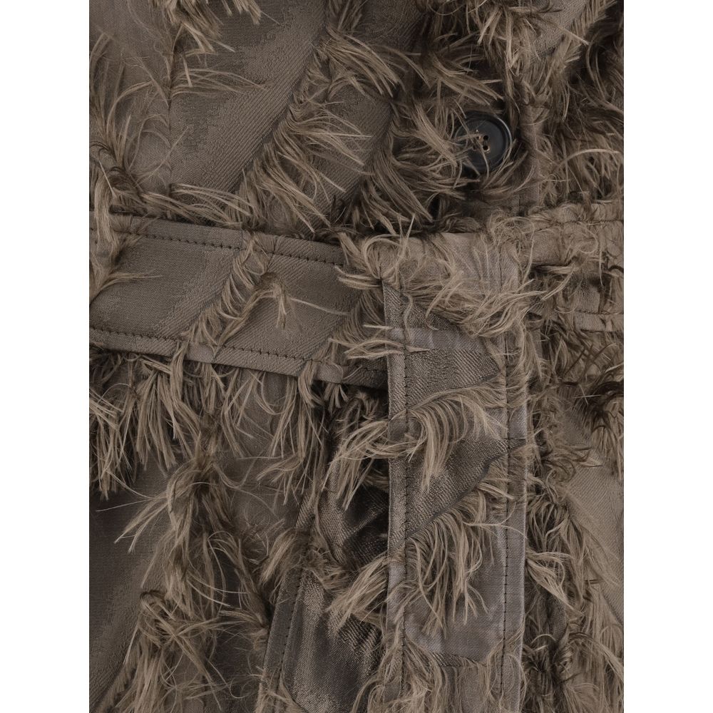 Brunello Cucinelli - Brown Polyester Coat