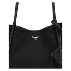 MCM - Black Fabric Shoulder Bag