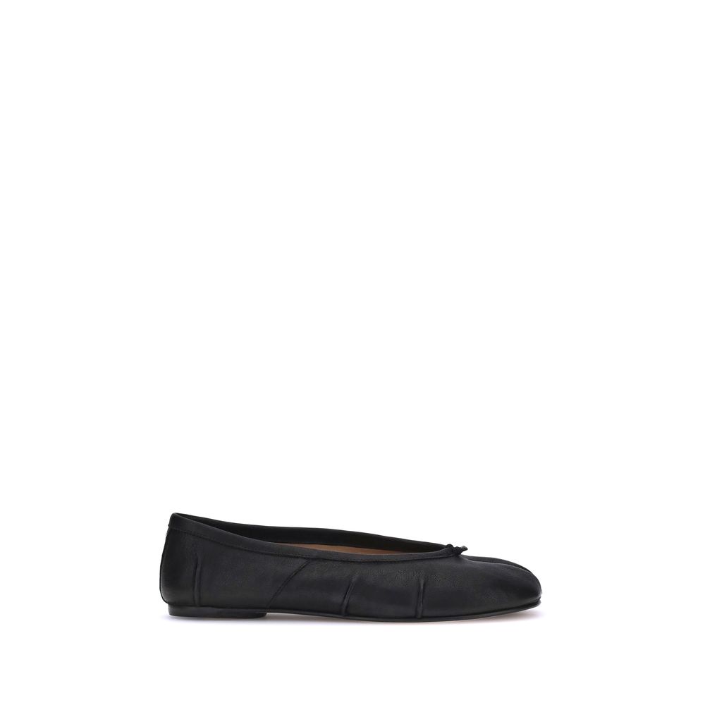 Margiela - Black Lamb Ovis Aries Aries Ballet Flats