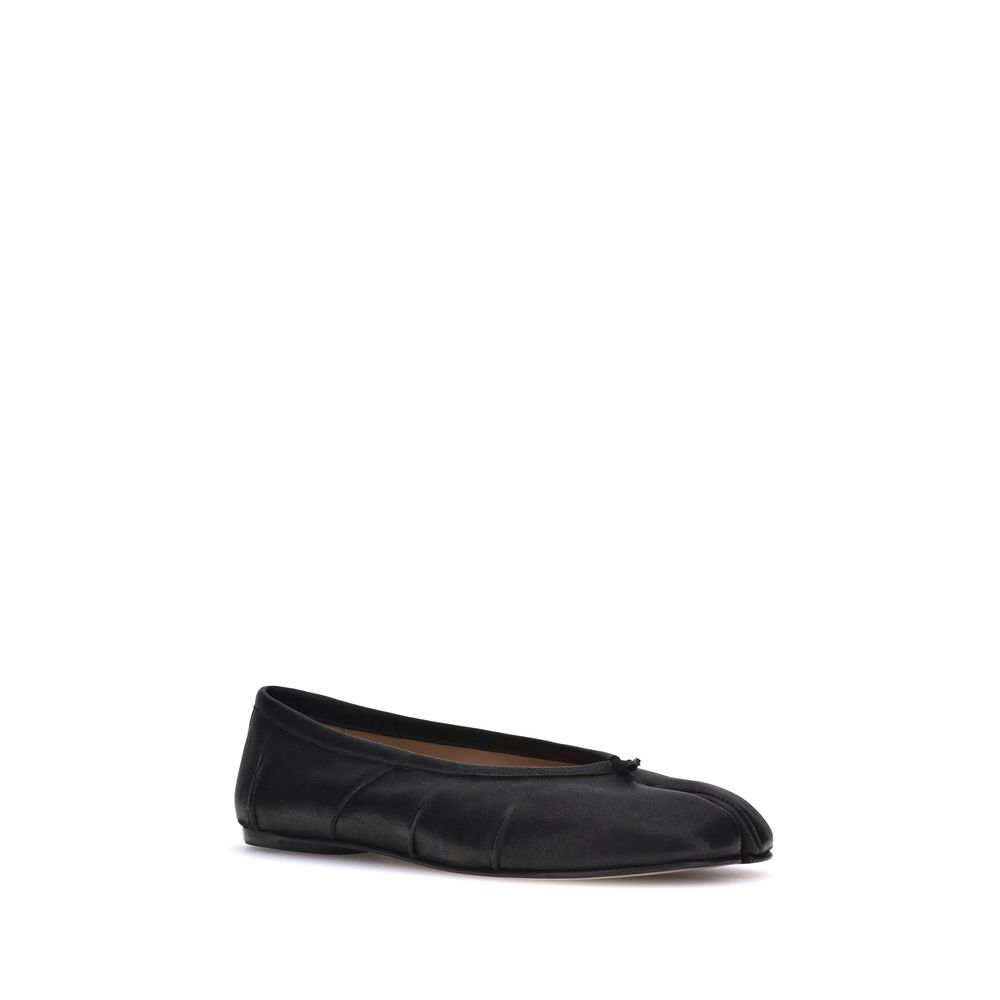 Margiela - Black Lamb Ovis Aries Aries Ballet Flats