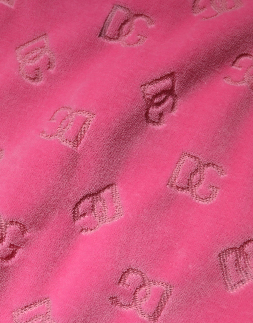 Dolce & Gabbana - Pink Logo Monogram Long Sleeve Jumpsuit  Dress