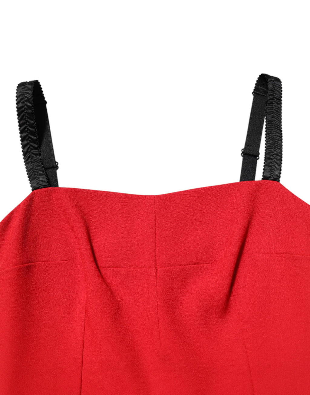 Dolce & Gabbana - Red Stretch Bodycon Sheath Knee Length Dress