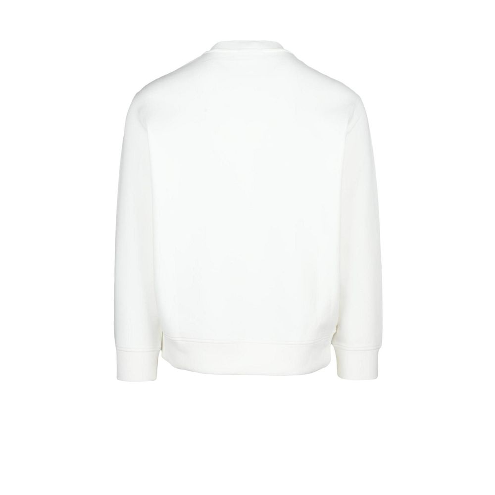 Emporio Armani - White Cotton Sweatshirt