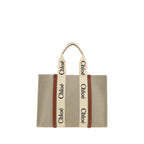 Chloé - Linen Woody Handbag