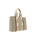 Chloé - Linen Woody Handbag