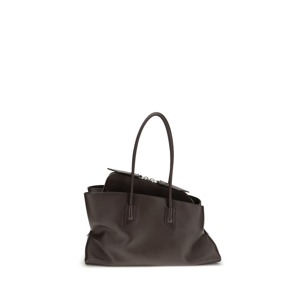 The Attico - The La Passeggiata Medium leather Shoulder Bag