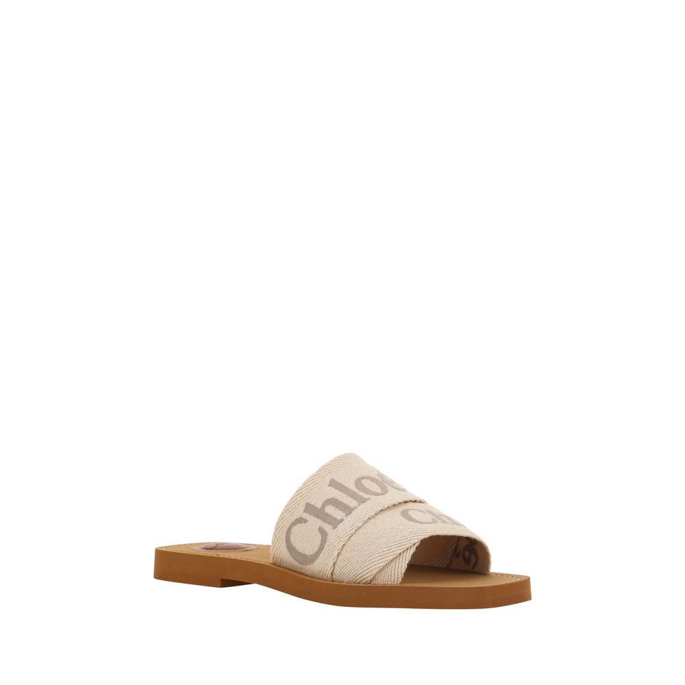 Chloé - The cotton Woody Sandals